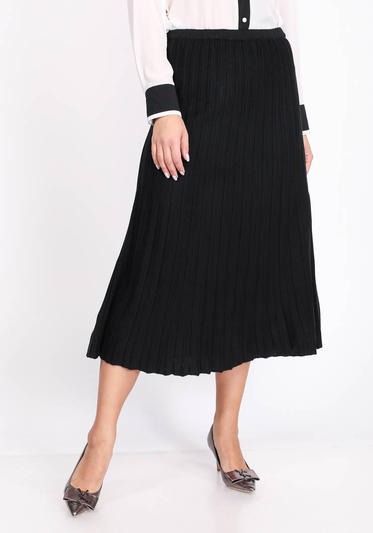 Юбка на резинке с имитацией плиссе шир.  750, рис. 8