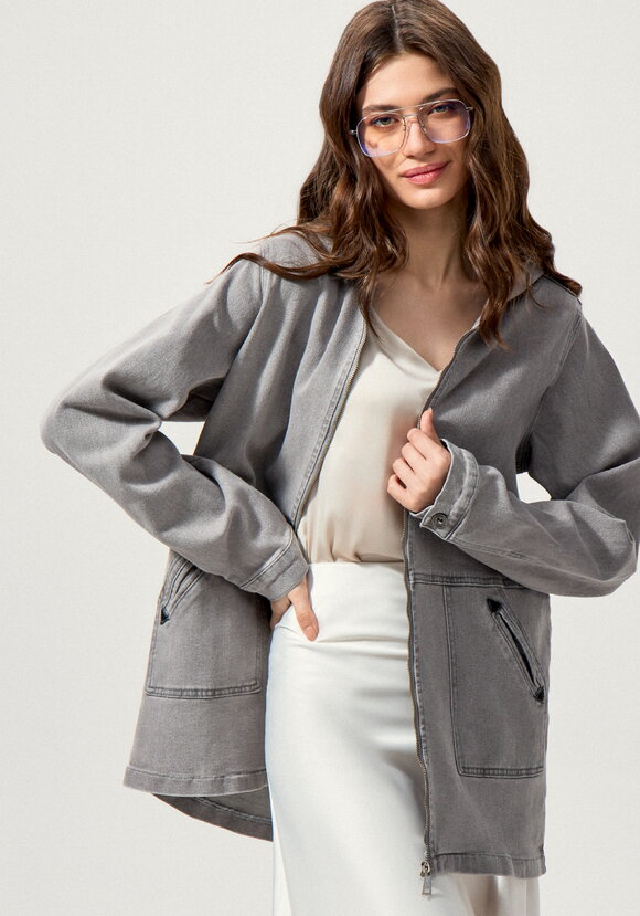 Джинсовая куртка с капюшоном шир.  580, рис. 10