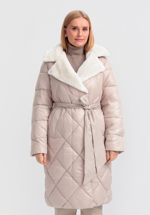 Пуховик со съемным капюшоном Адель шир.  580, рис. 11