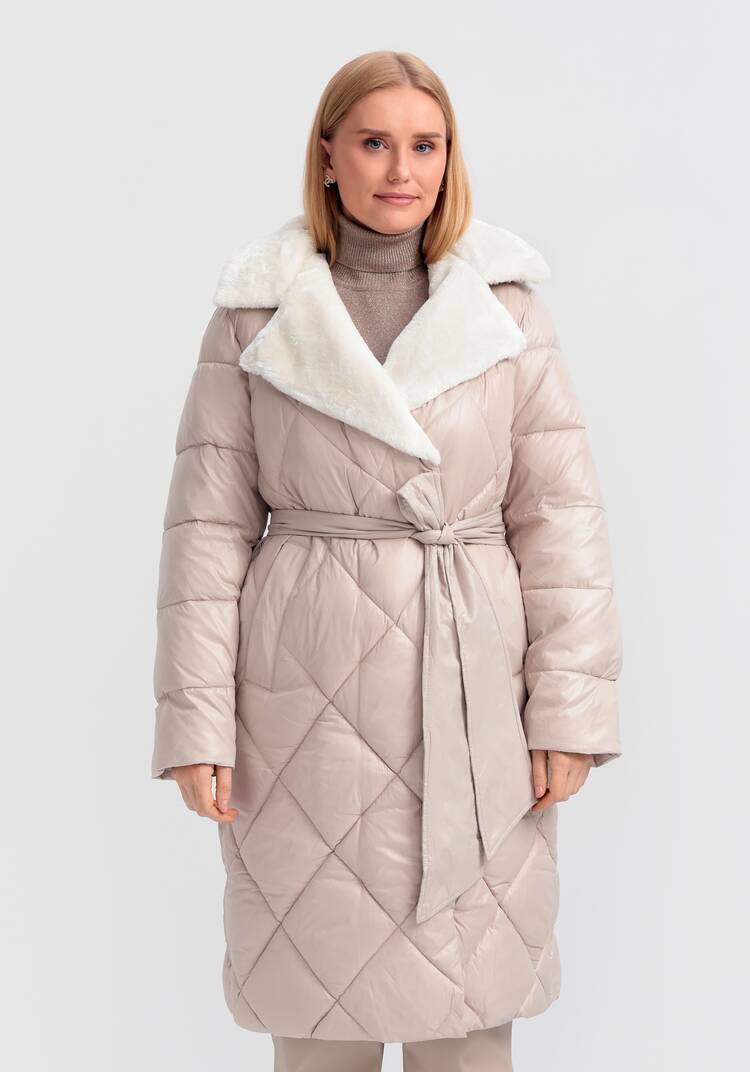 Пуховик со съемным капюшоном Адель шир.  750, рис. 11