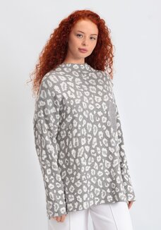 Джемпер с высокой горловиной Элизабет