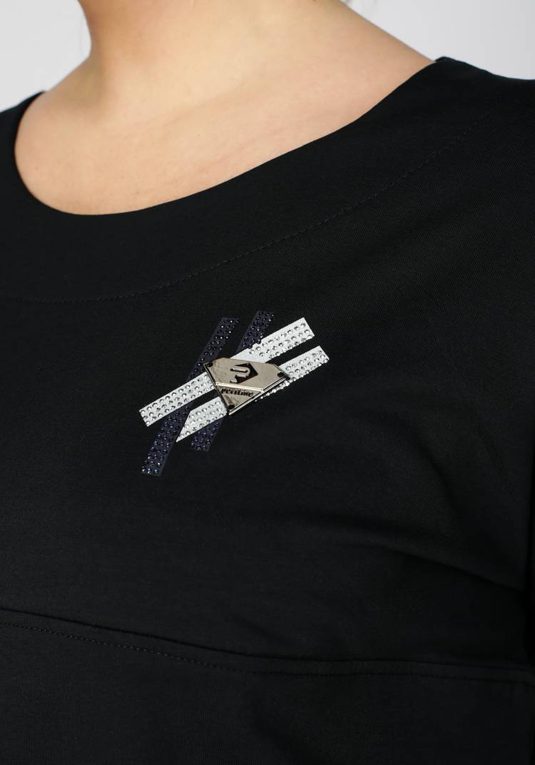 Свитшот женский с отделкой по низу Кристина шир.  750, рис. 10