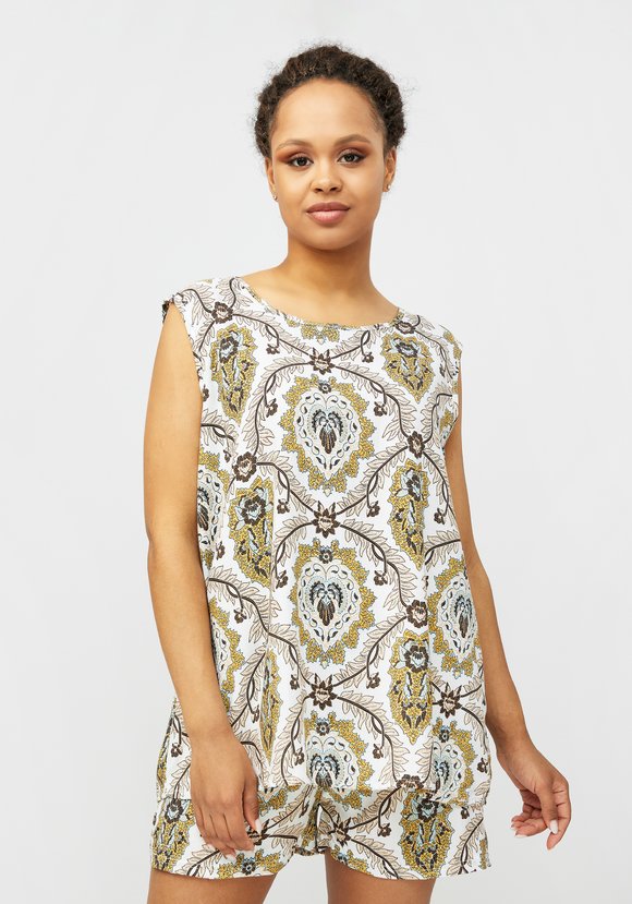 Комплект из майки и шорт Виолетта шир.  580, рис. 6