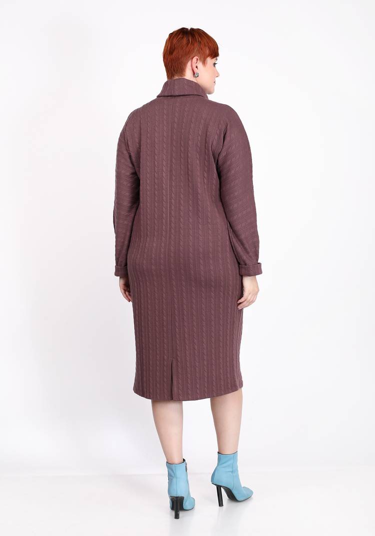 Платье свободного силуэта с воротником шир.  750, рис. 12