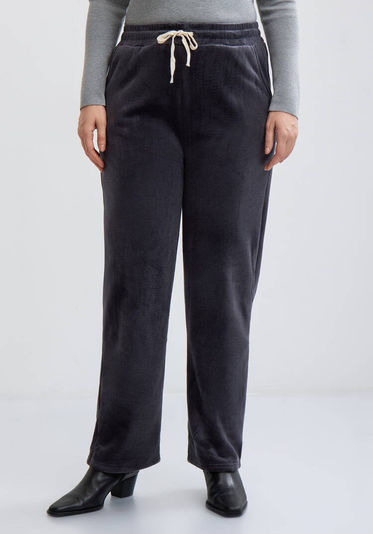 Брюки вельветовые утепленные шир.  750, рис. 10