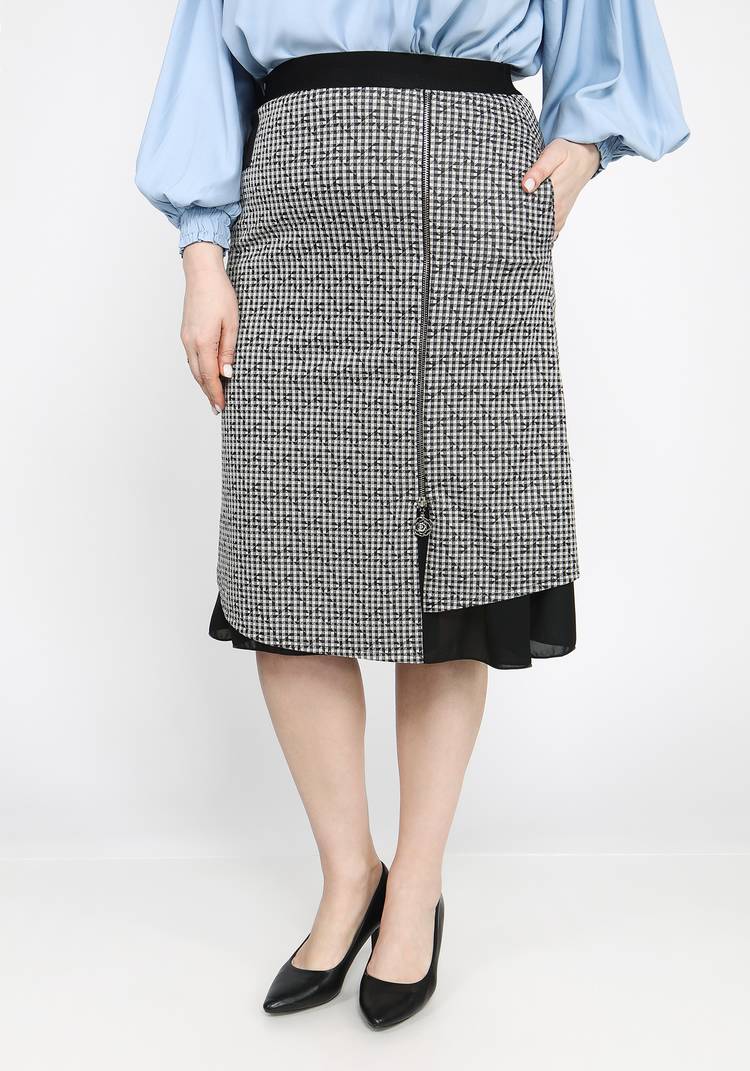 Юбка двухслойная шир.  750, рис. 1