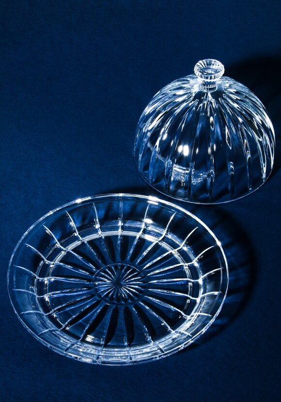 Стеклянное блюдо с крышкой шир.  580, рис. 11