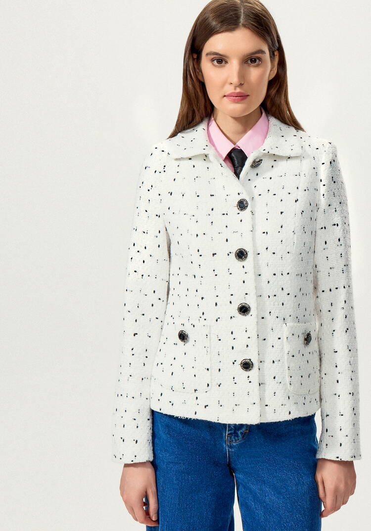 Пиджак с отложным воротником на подкладке шир.  750, рис. 5