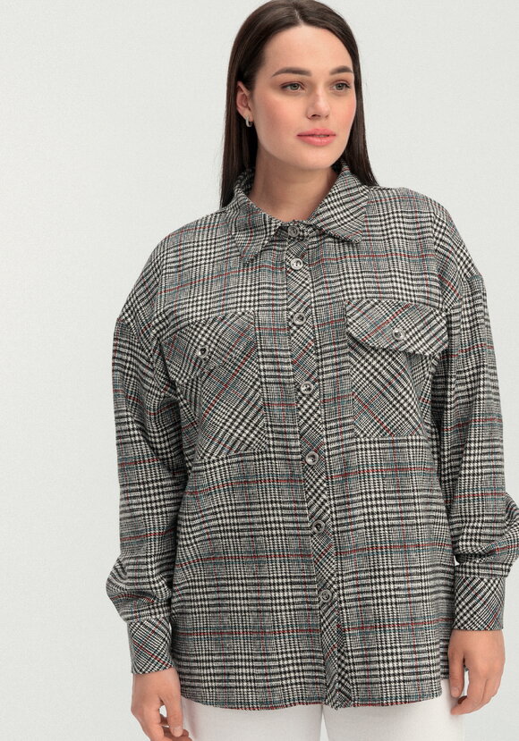 Рубашка утепленная с карманами шир.  580, рис. 4