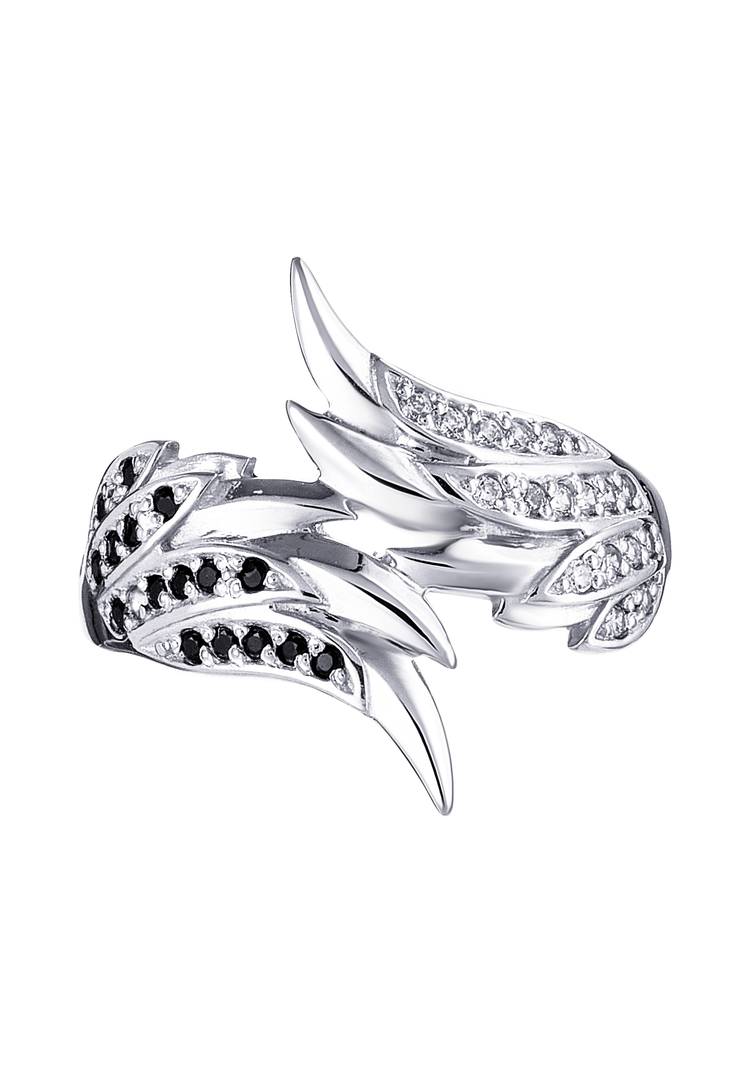 Серебряное кольцо Крылья Ангела шир.  750, рис. 2