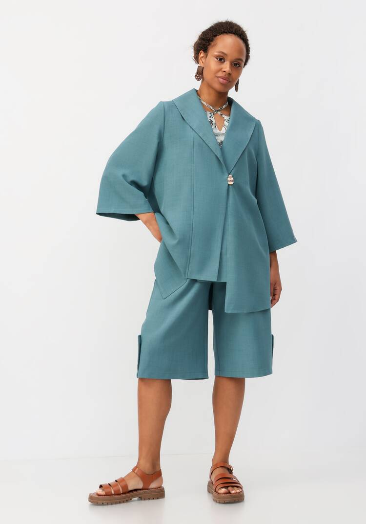 Кардиган с воротником шалька шир.  750, рис. 17