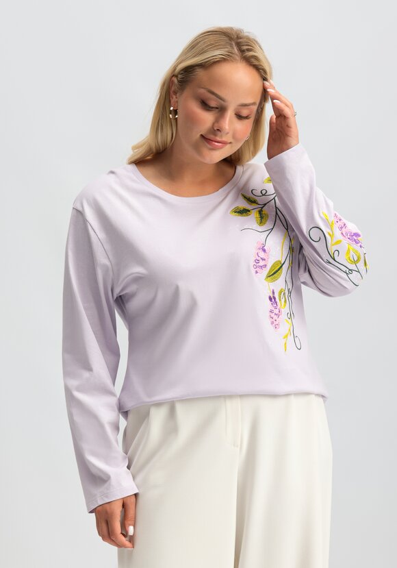 Лонгслив с вышивкой шир.  580, рис. 34