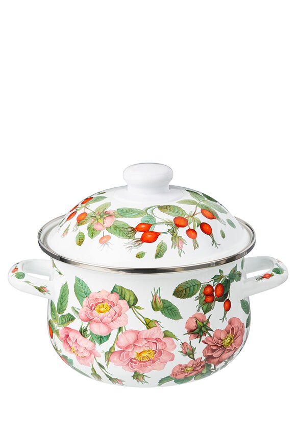 Эмалированная кастрюля с крышкой шир.  580, рис. 23