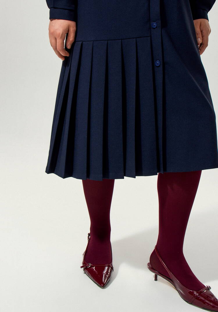 Платье-рубашка с декорированным карманом шир.  750, рис. 5