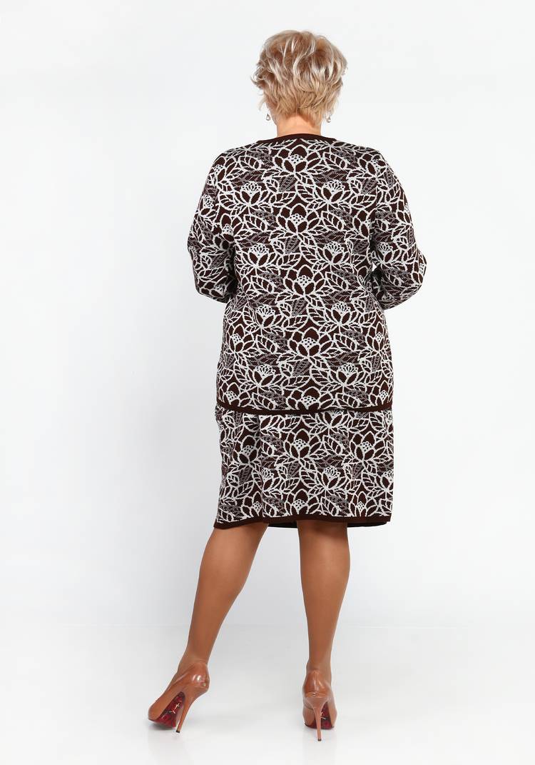 Юбка трикотажная с принтом шир.  750, рис. 4