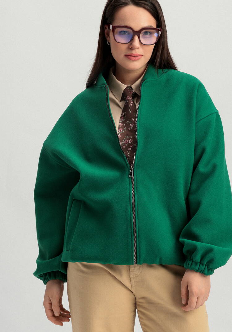 Бомбер свободного кроя на молнии шир.  750, рис. 27