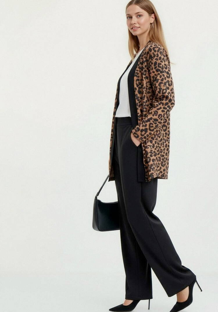 Кардиган с aнималистичным принтом шир.  750, рис. 17