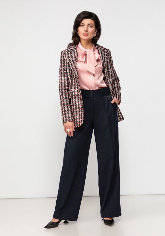 Брюки со стрелками и декором шир.  580, рис. 15