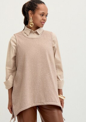 Жилет на кулиске по низу