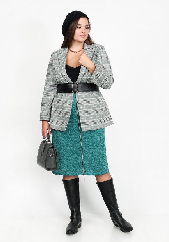 Юбка прямая на молнии шир.  580, рис. 19