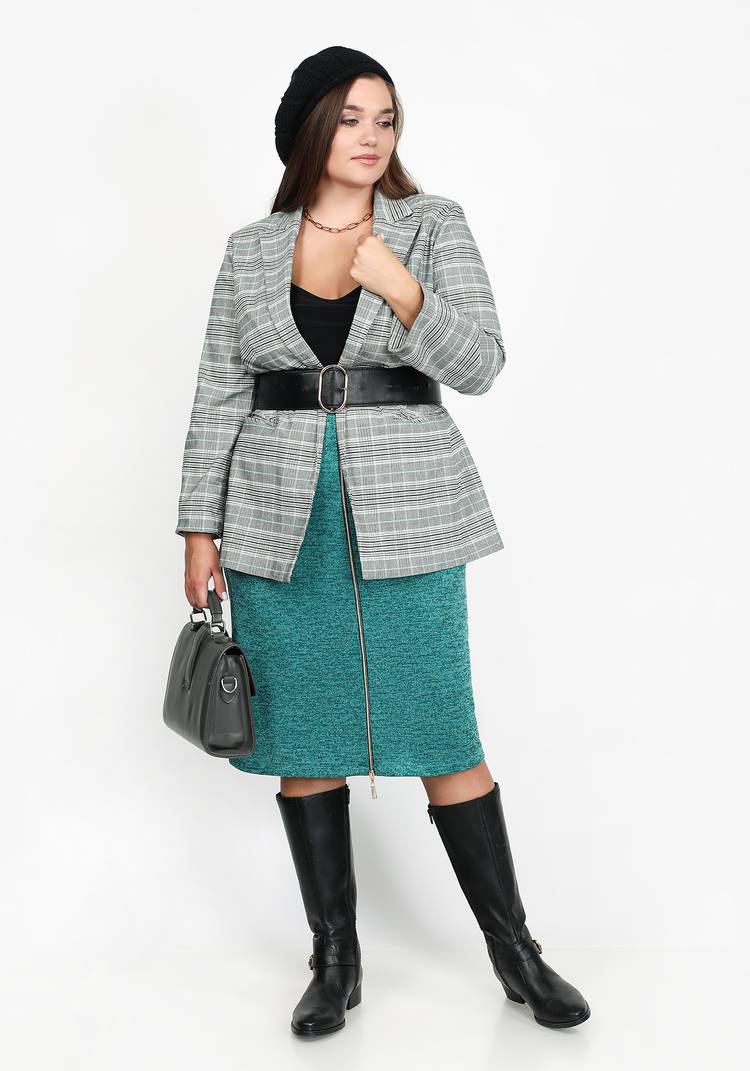 Юбка прямая на молнии шир.  750, рис. 19