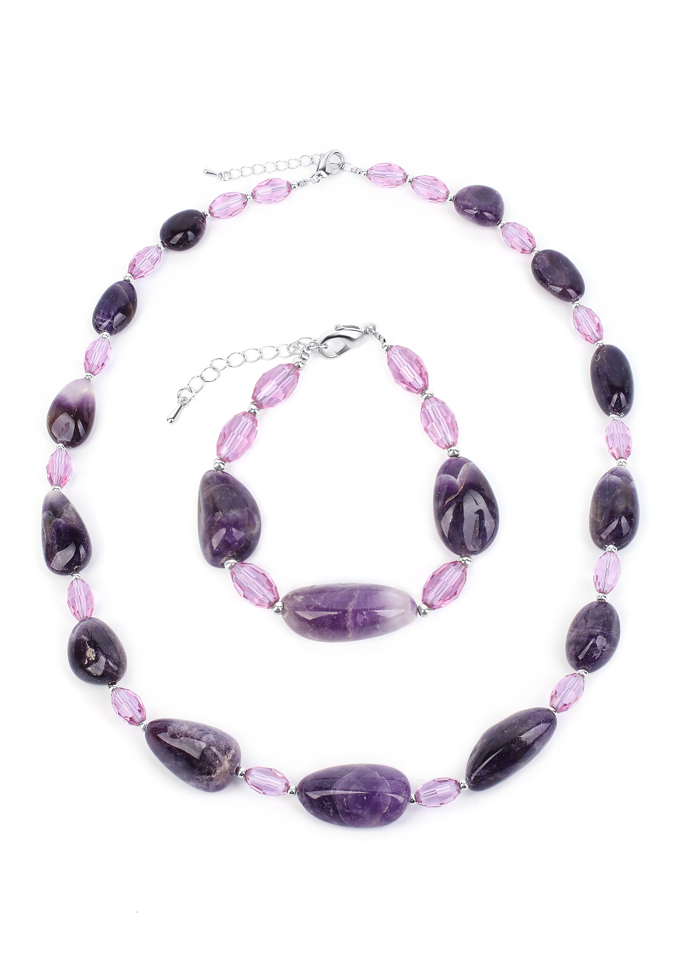 

Комплект (бусы, браслет) "Элегантная леди"