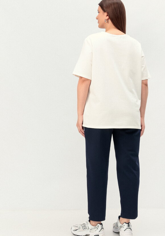 Комплект брючный с принтом на футболке шир.  580, рис. 3