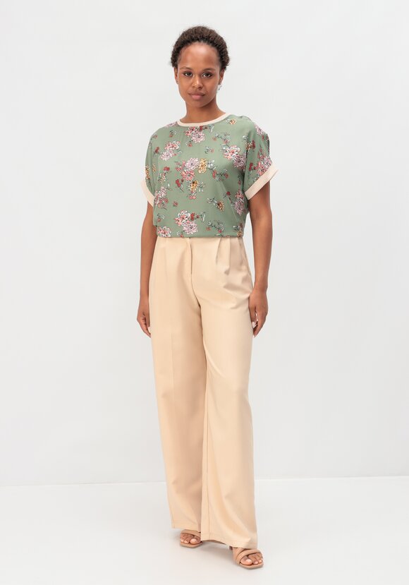 Блуза с цветочным принтом Аманда шир.  580, рис. 2