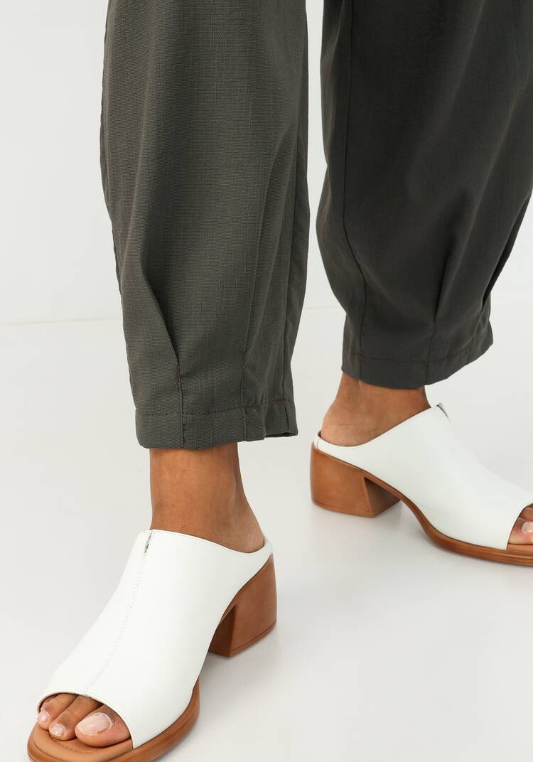 Брюки бананы с защипами шир.  750, рис. 6