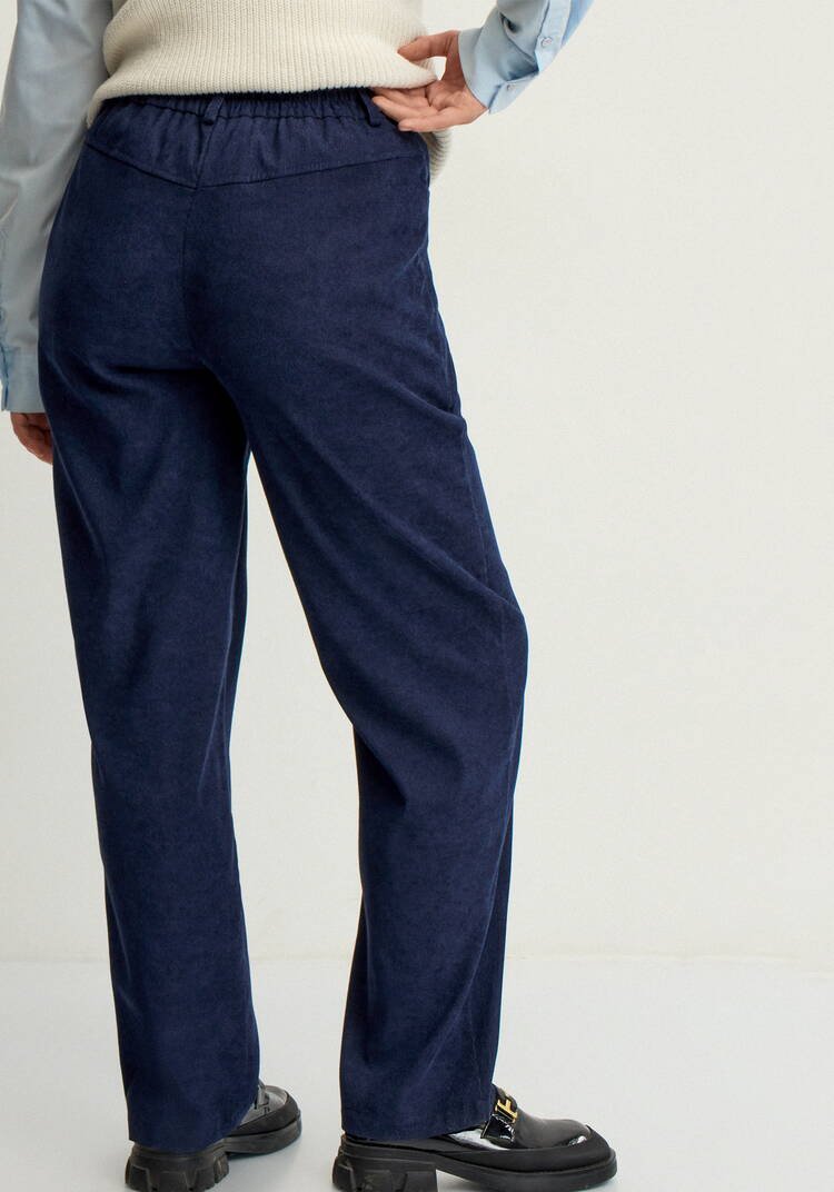 Брюки вельветовые со стразами на кармане шир.  750, рис. 8