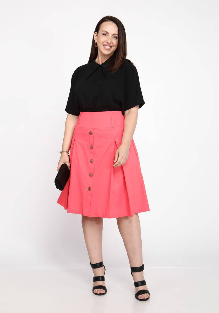 Юбка с встречными складками Поли шир.  750, рис. 11