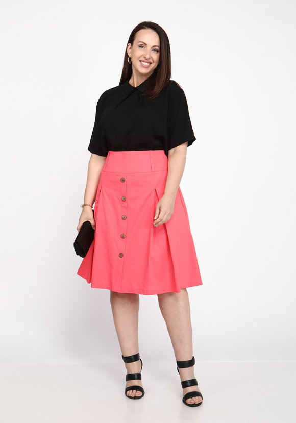 Юбка с встречными складками Поли шир.  580, рис. 11