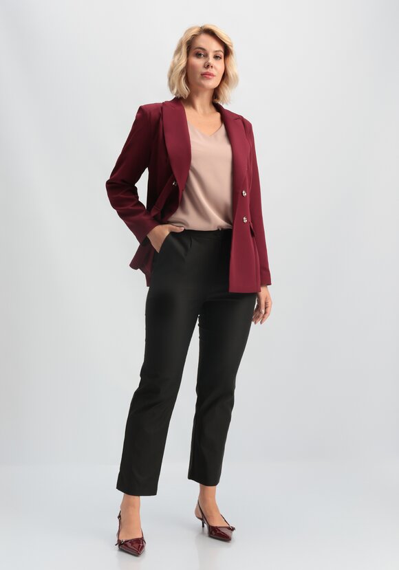 Брюки прямые с поясом на резинке по спинке шир.  580, рис. 8