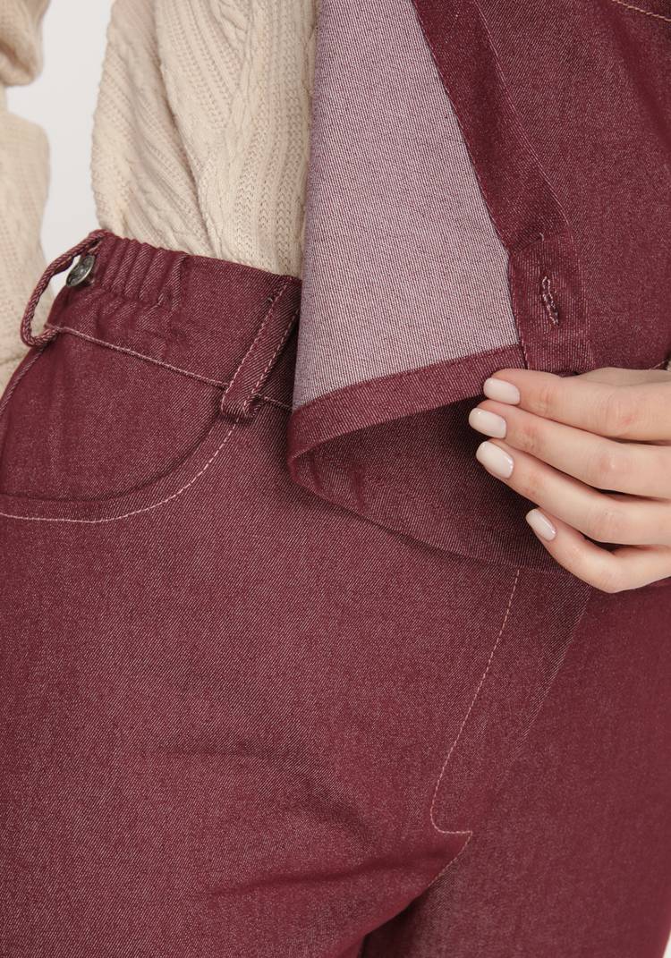 Комбинезон-трансформер джинсовый с карманами шир.  750, рис. 4