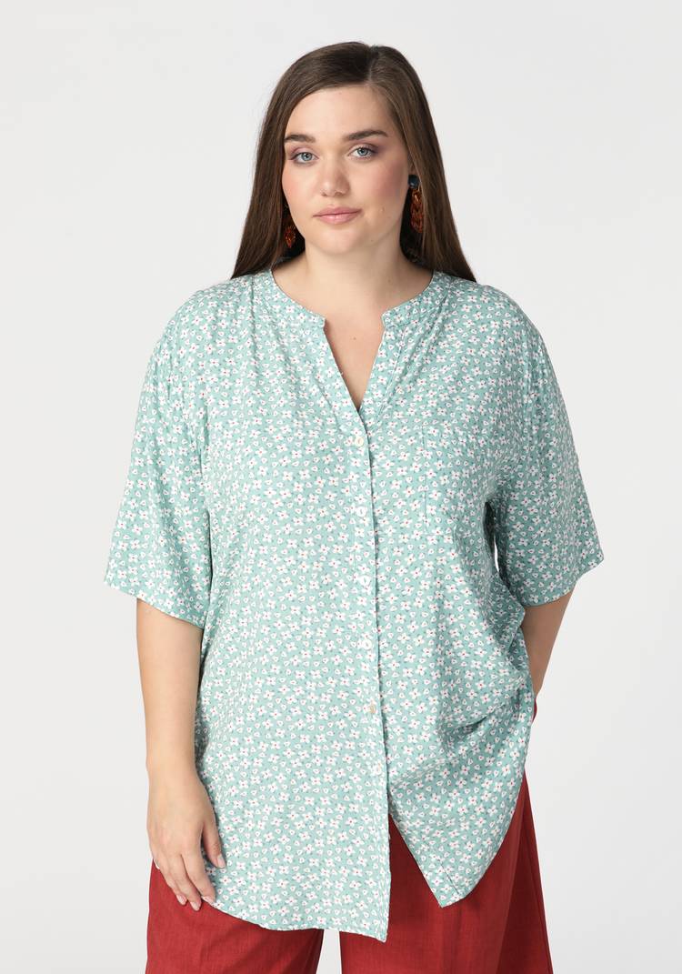 Блузка из вискозы Марина шир.  750, рис. 6