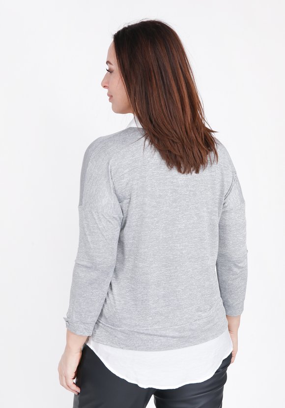 Рубашка-туника со съемным воротником шир.  580, рис. 2