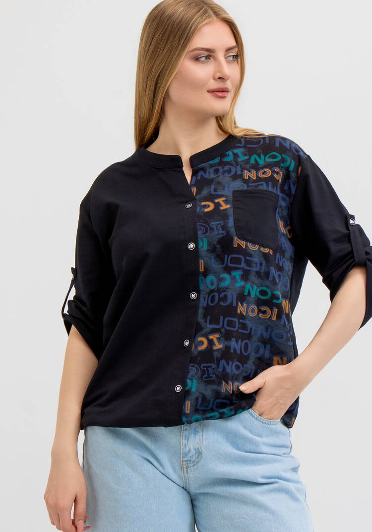 Блуза Настроение шир.  750, рис. 13