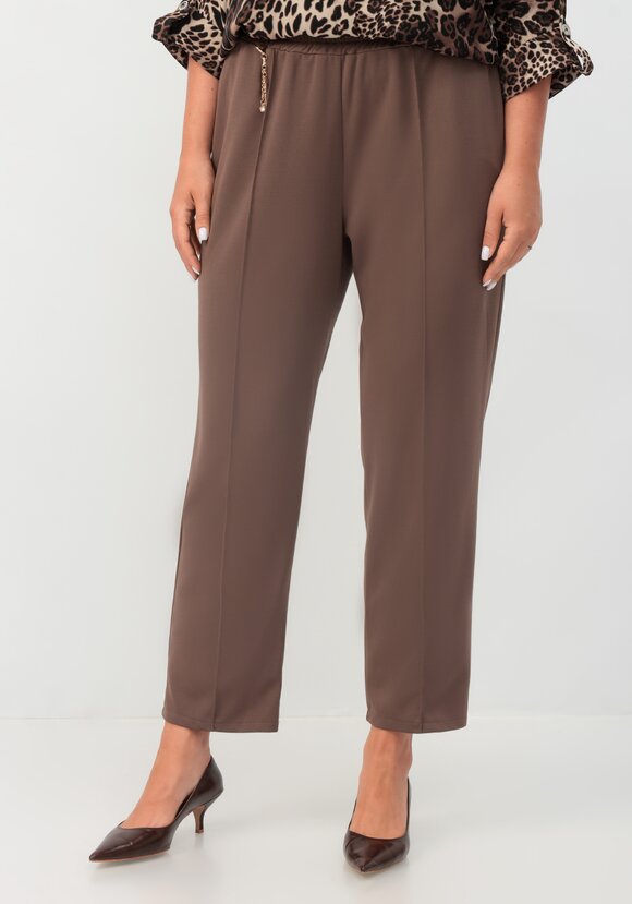 Брюки прямые на резинке по поясу шир.  580, рис. 8