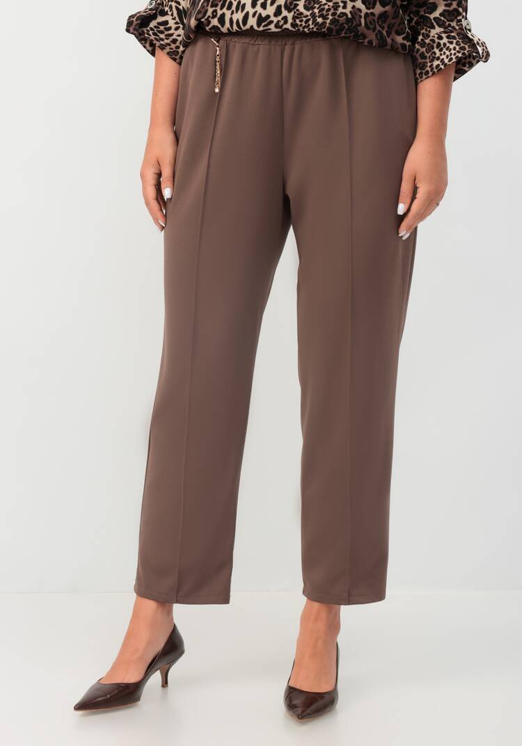 Брюки прямые на резинке по поясу шир.  750, рис. 8