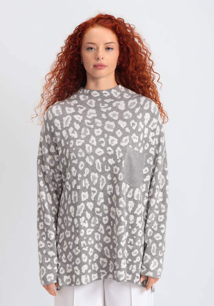 Джемпер с высокой горловиной Элизабет шир.  750, рис. 4