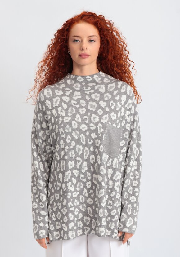 Джемпер с высокой горловиной Элизабет шир.  580, рис. 4