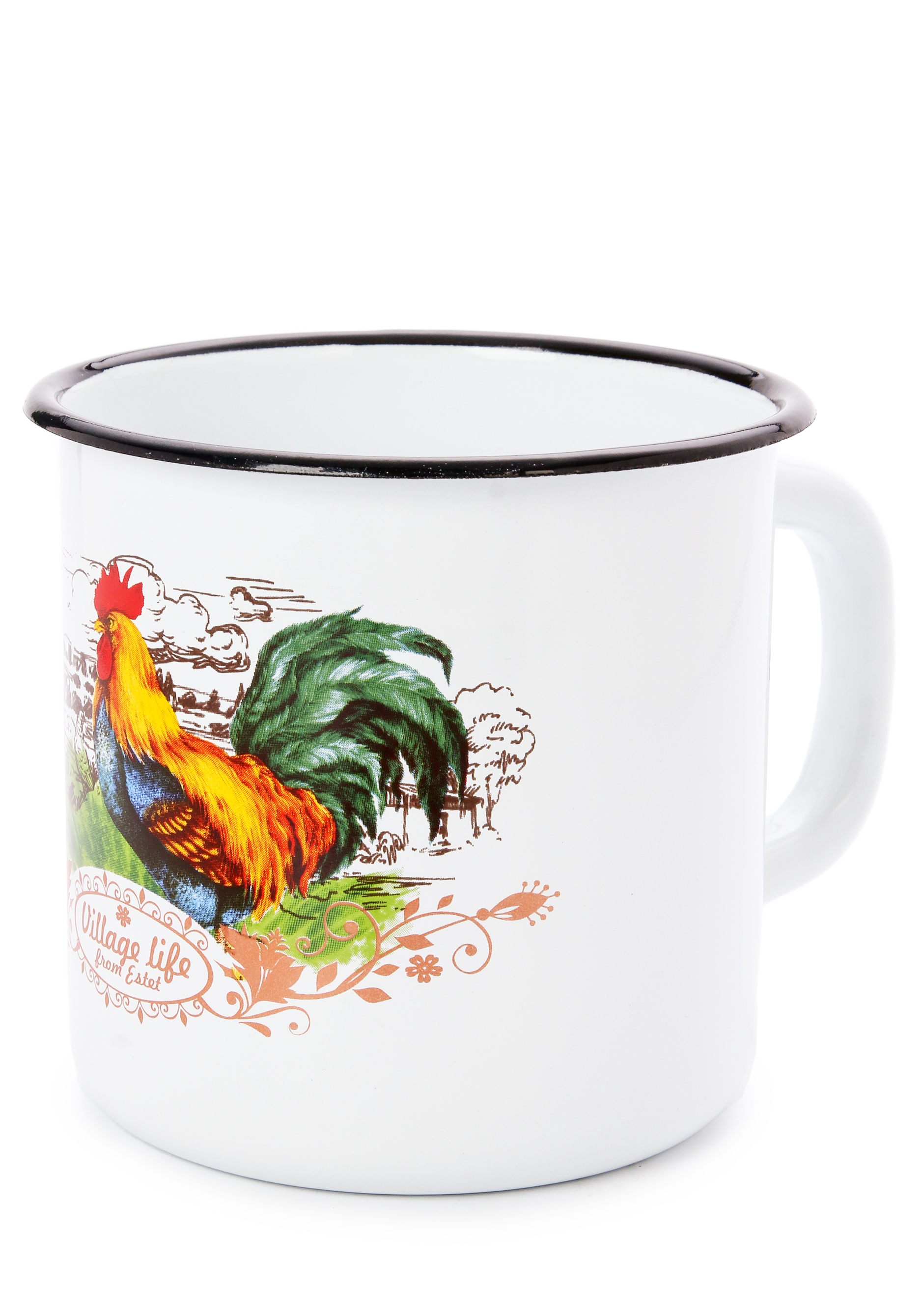 Кружка эмалированная "Петушок"