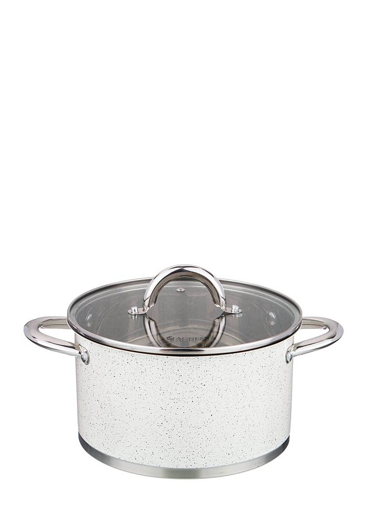 Кастрюля со стеклянной крышкой серия Мрамор шир.  750, рис. 9