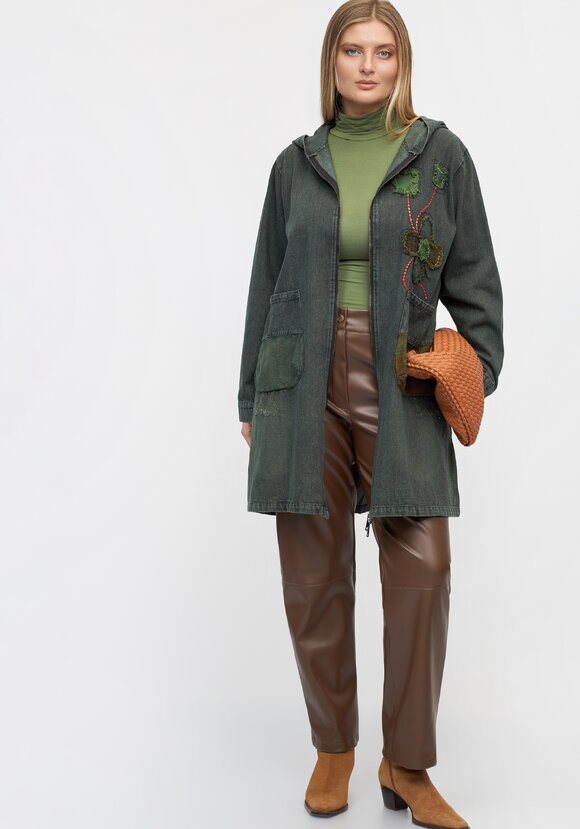 Джинсовая куртка Дыхание леса шир.  580, рис. 1