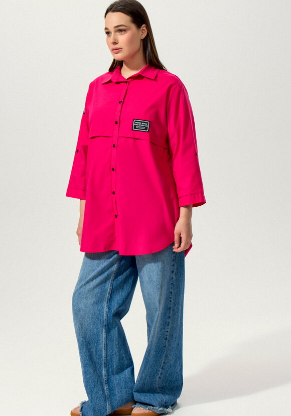 Рубашка с патами на рукаве Джоан шир.  580, рис. 28