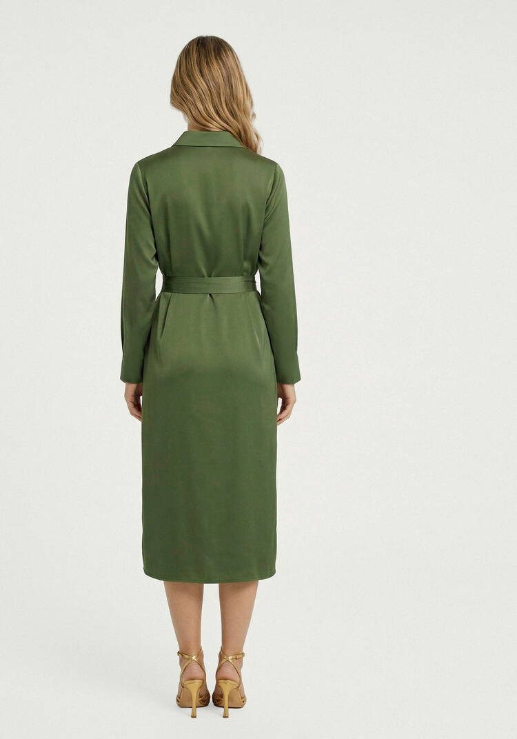 Платье шелковое прямое Лея шир.  750, рис. 7