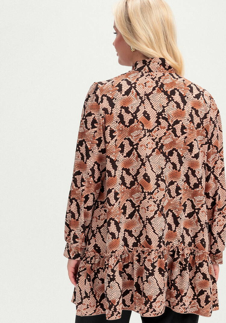 Туника свободного кроя с воланом по низу шир.  750, рис. 3