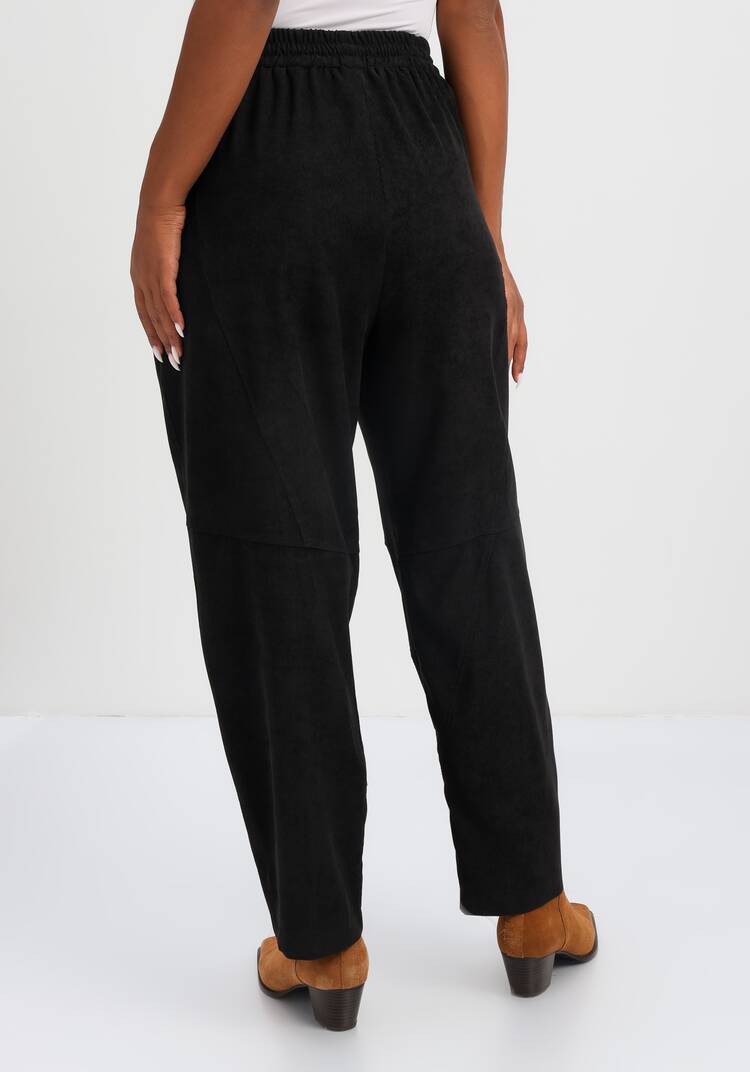 Брюки вельветовые с декоративной отстрочкой шир.  750, рис. 3