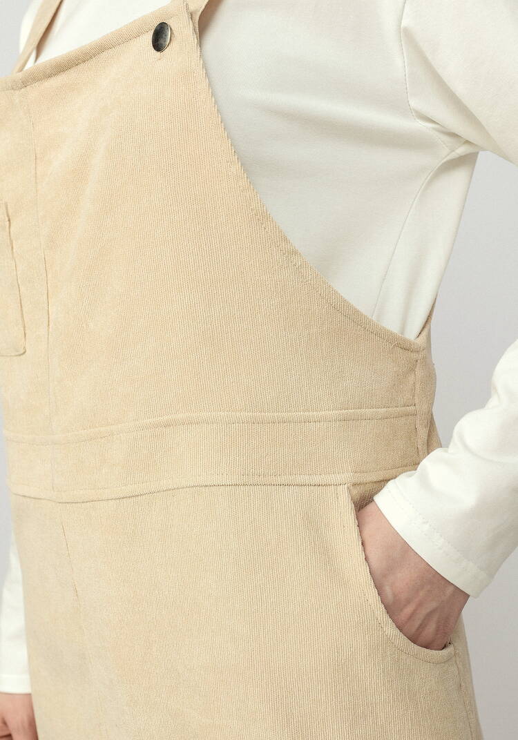 Сарафан из микровельвета на бретелях шир.  750, рис. 5