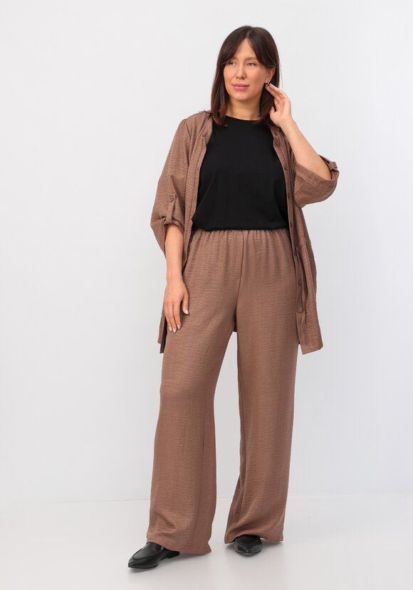 Брюки свободного кроя на резинке по поясу шир.  580, рис. 2